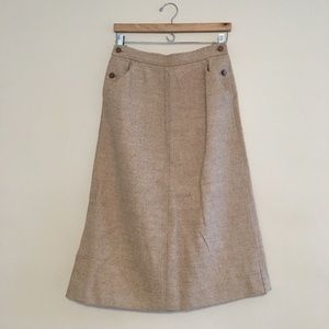 Vintage Courreges wool skirt